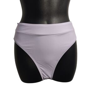Cupshe Bikini Women's Lilac High Waist Swim Bikini Bottom Size Small NWT